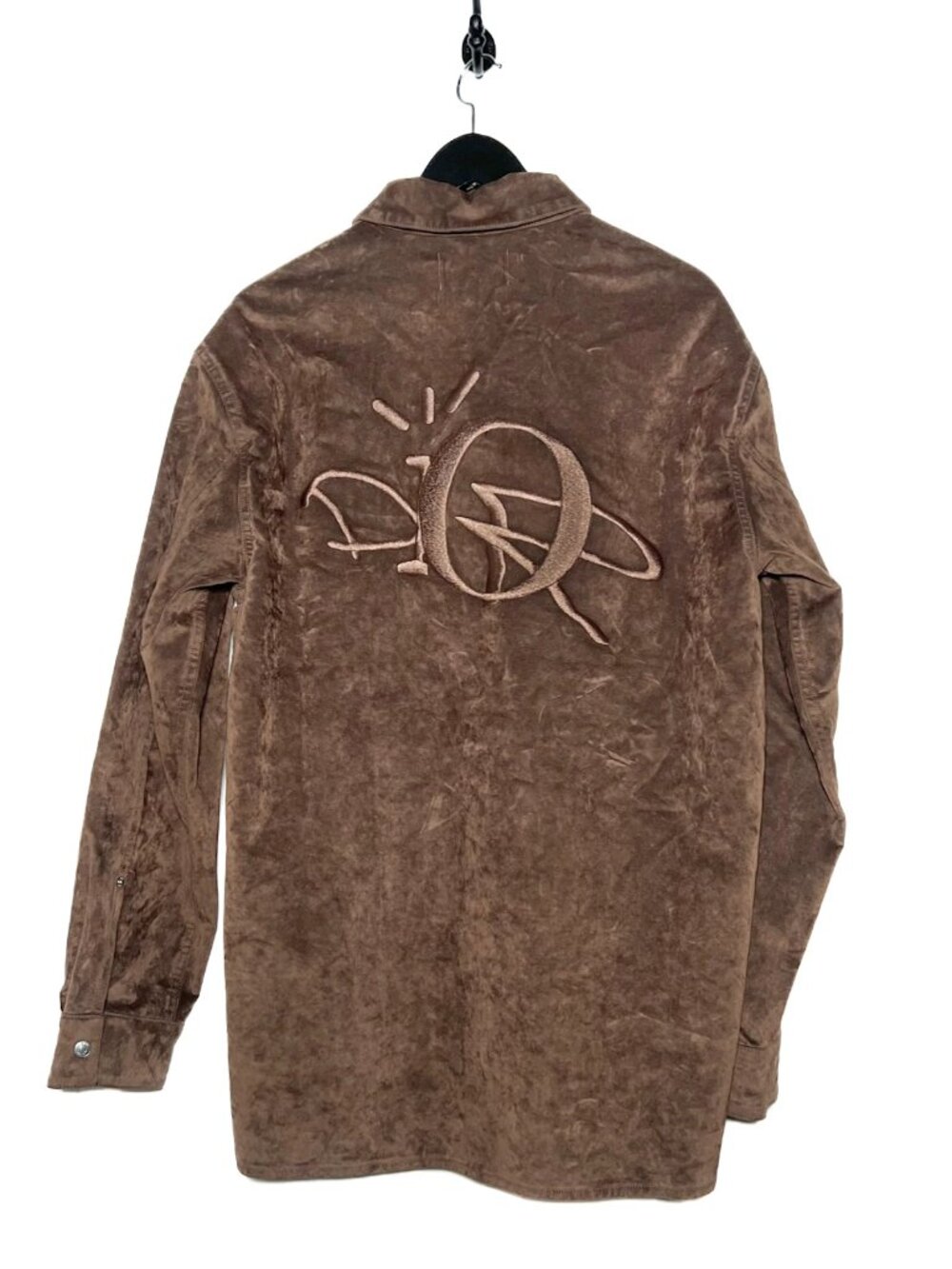 Dior x Cactus Jack Brown Crush Velvet Shirt